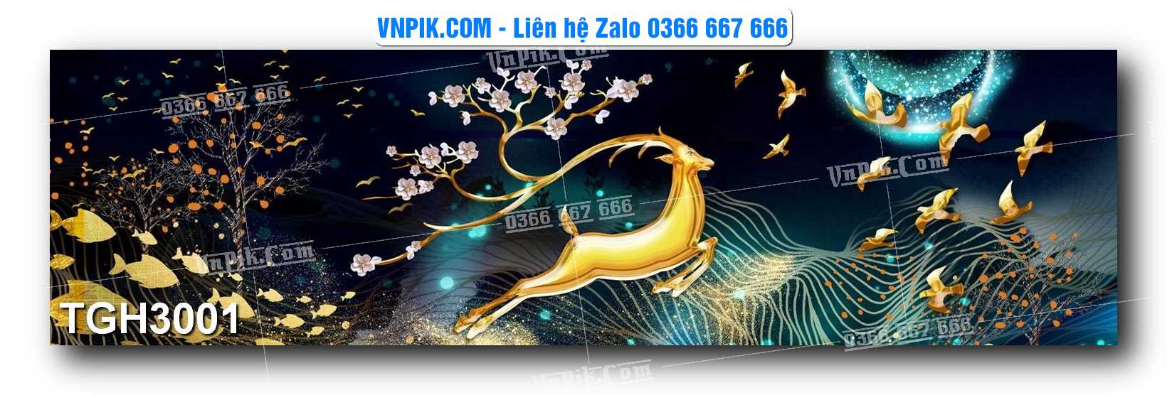 Tranh Ghép Treo Tường Mã File TGH3000