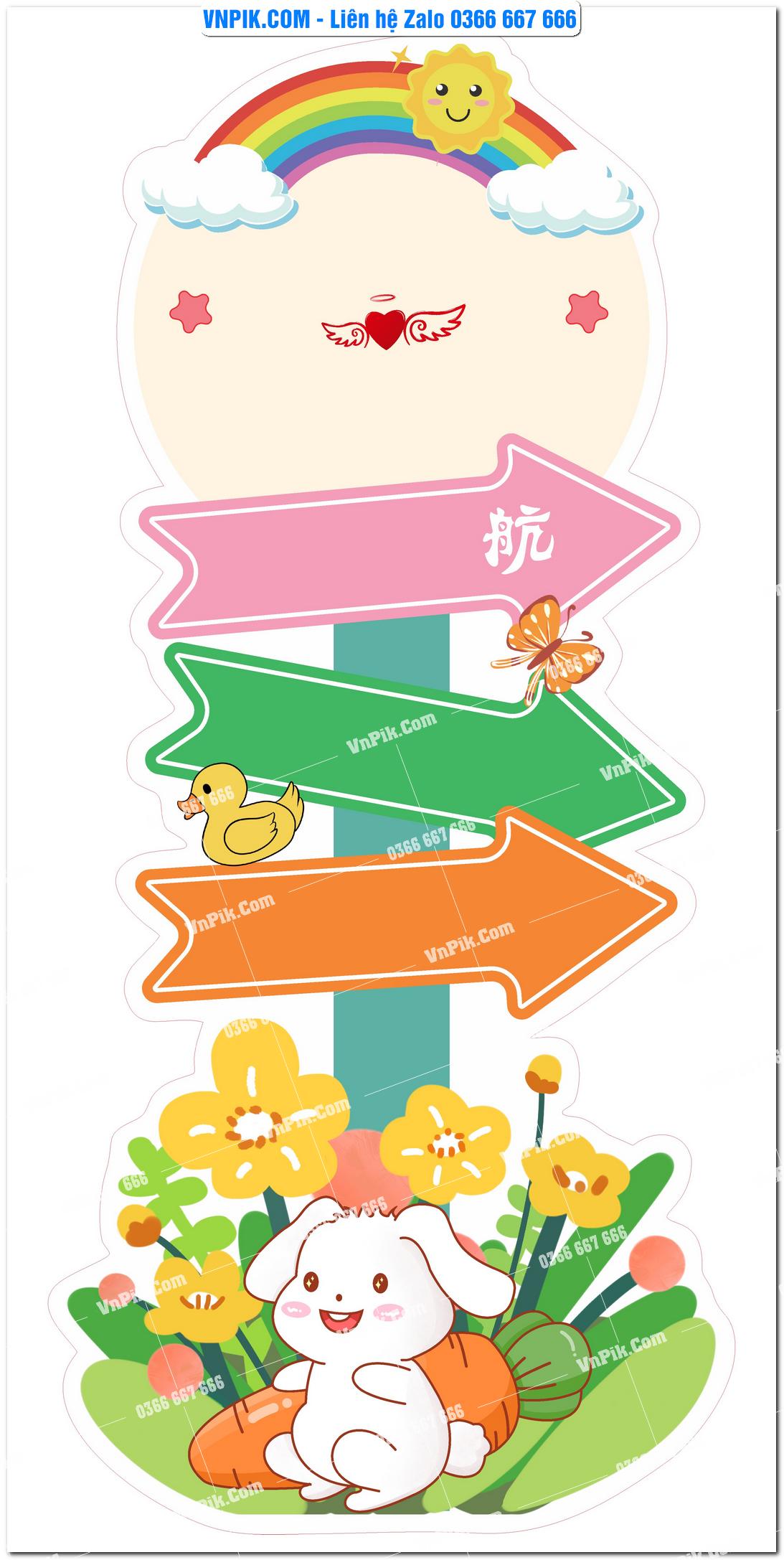 Cột chỉ dẫn mẫu 11