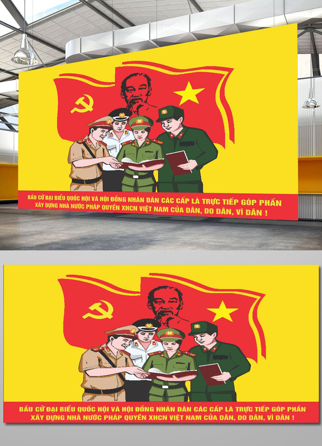 Pano Bầu Cử Đại Biểu Quốc Hội  45