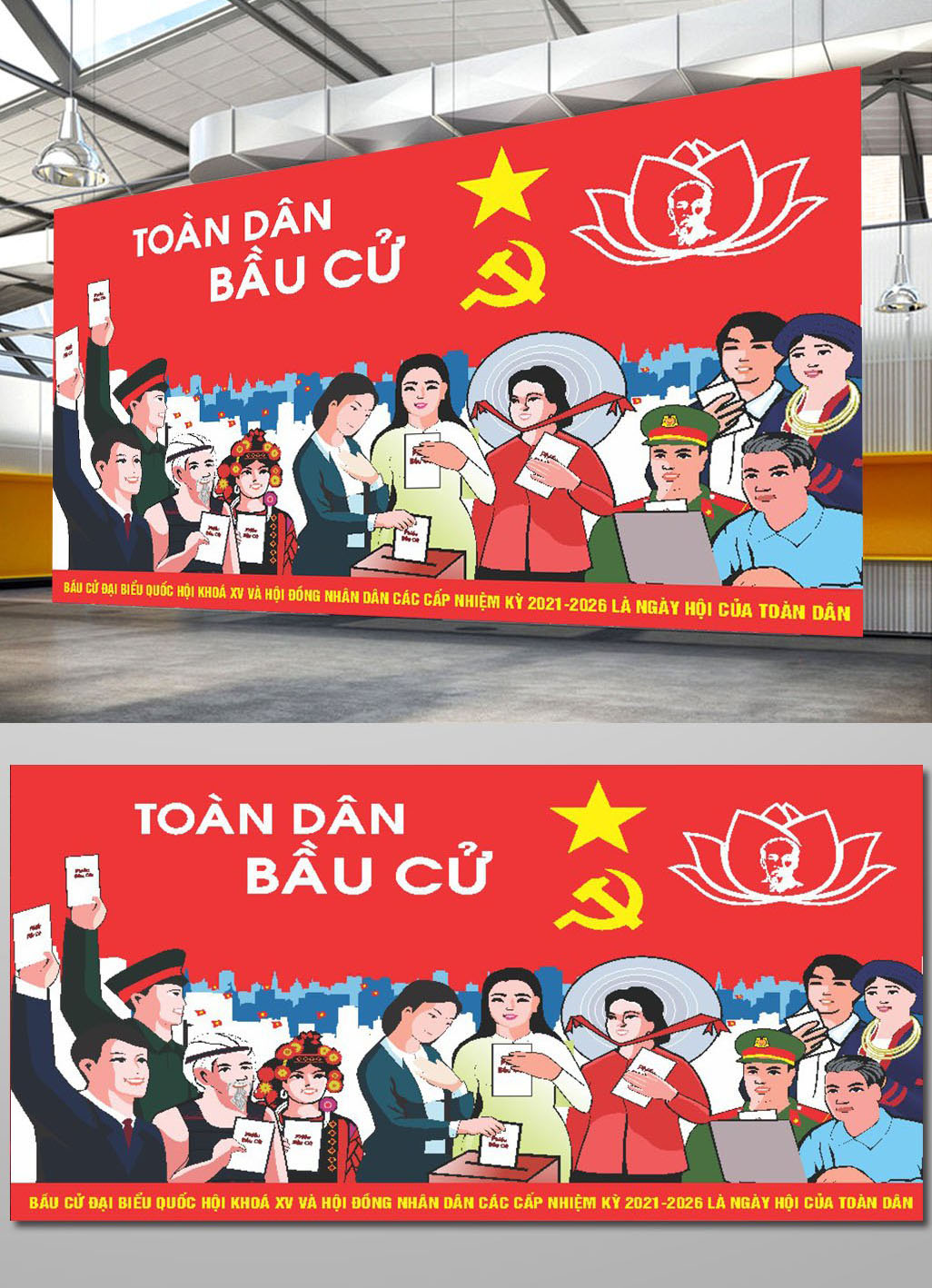 Pano Bầu Cử Đại Biểu Quốc Hội  46