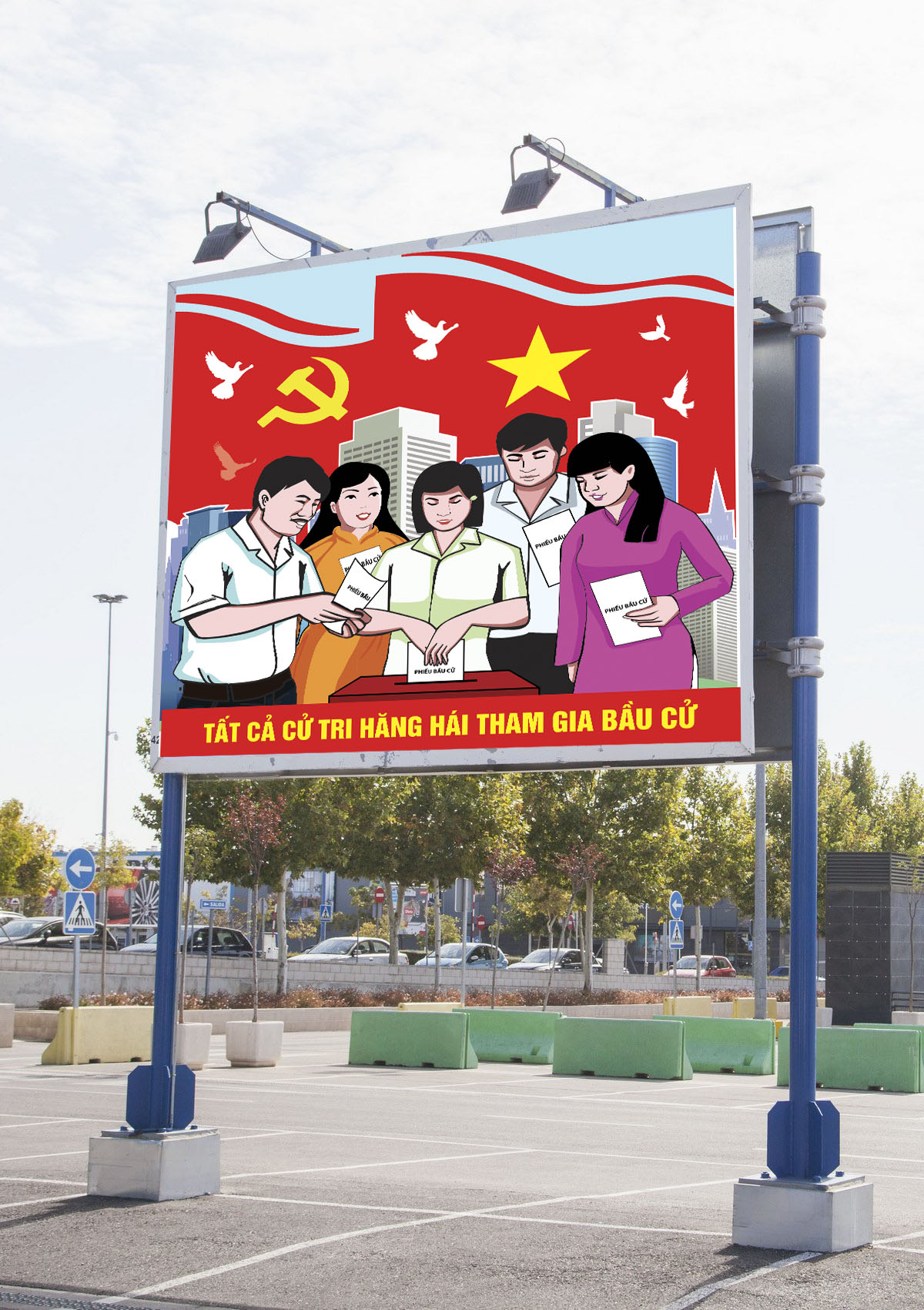 Pano Bầu Cử Đại Biểu Quốc Hội  50