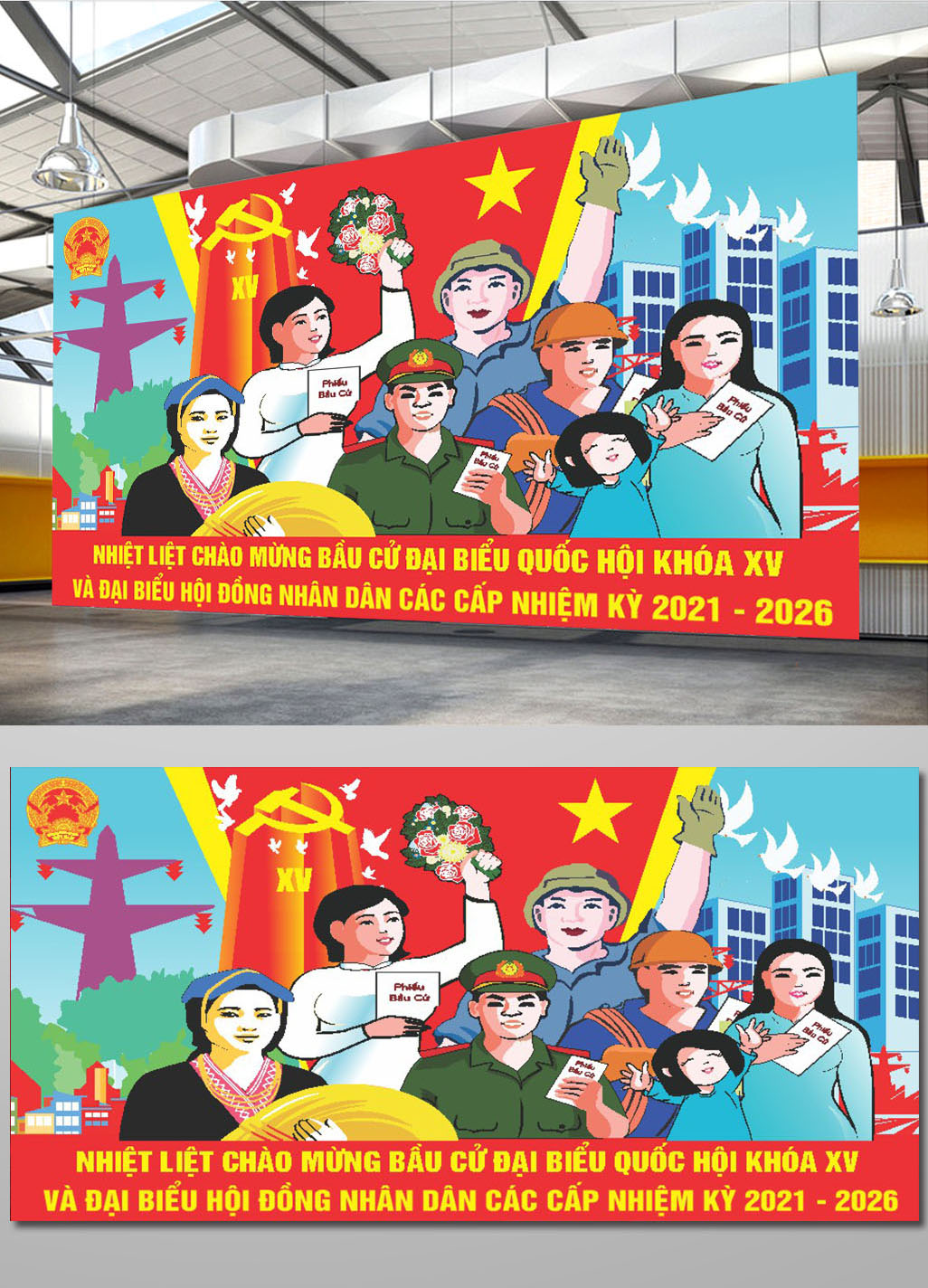 Pano Bầu Cử Đại Biểu Quốc Hội  57