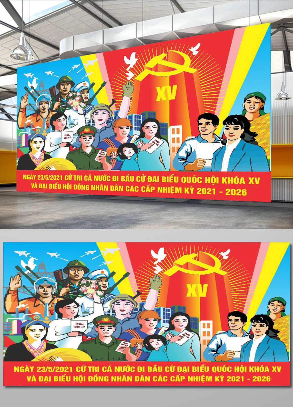 Pano Bầu Cử Đại Biểu Quốc Hội  58