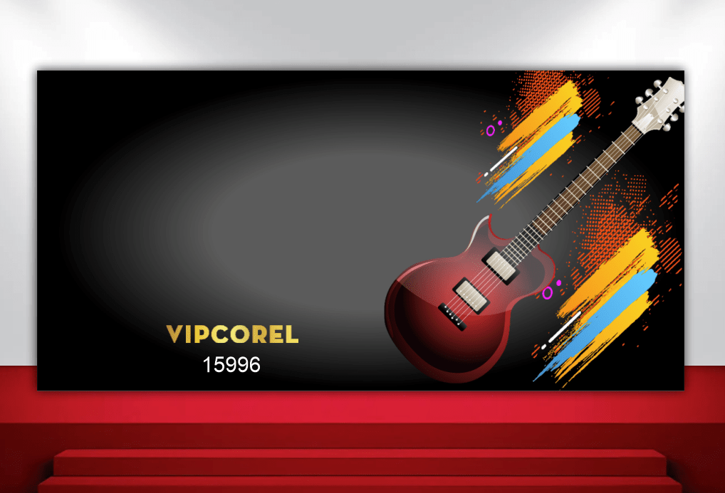 Background musical – nền âm nhạc file corel #2