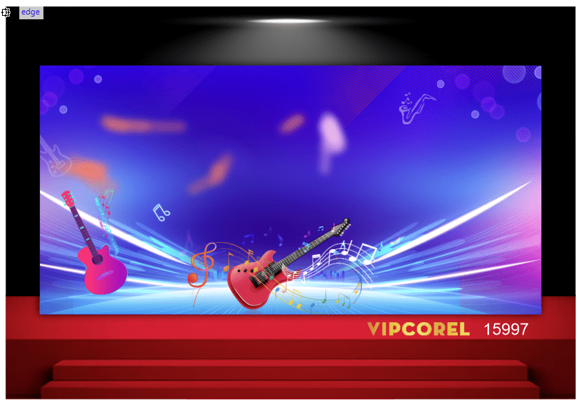 Background musical – nền âm nhạc file corel #3
