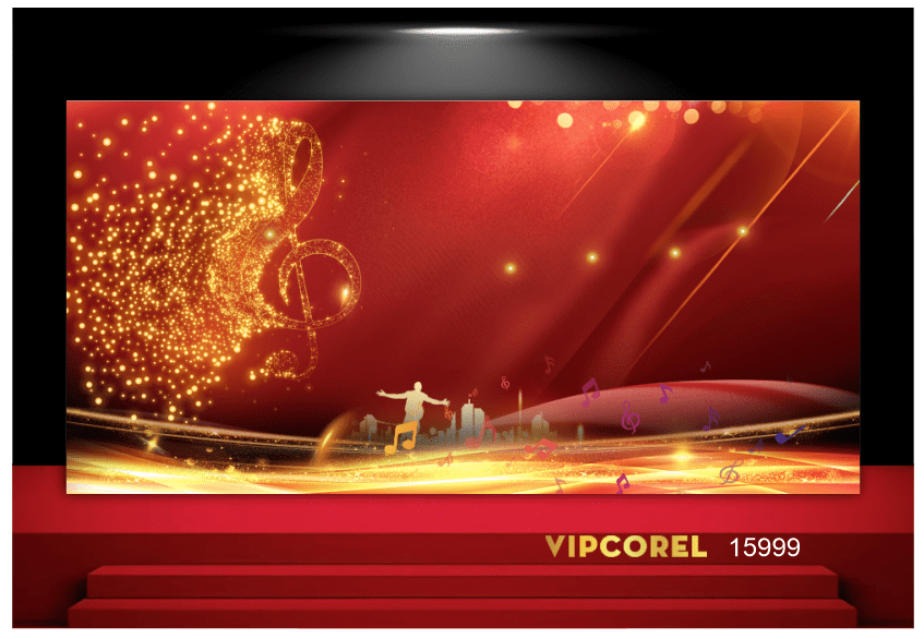 Background musical – nền âm nhạc file corel #5