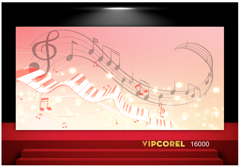 Background musical – nền âm nhạc file corel #6