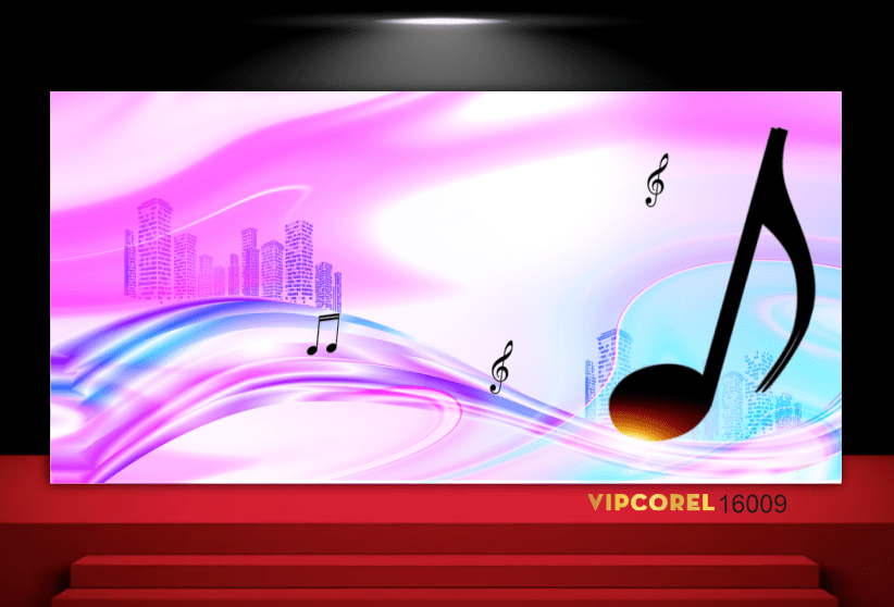 Background musical – nền âm nhạc file corel #15