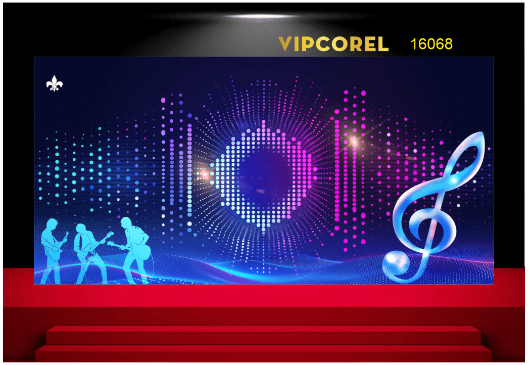 Background musical – nền âm nhạc file corel #19