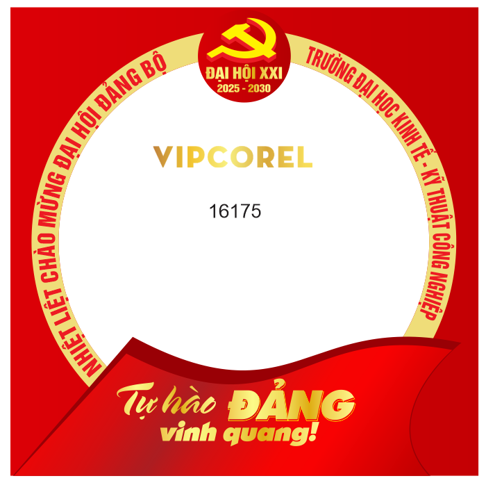 Khung Avatar Fb Đại hội đại biểu đảng bộ xã #3