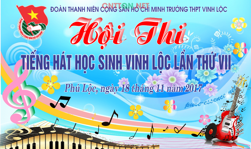 Market Hội thi Tiếng hát học sinh file CorelDRAW