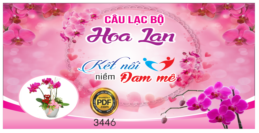 Câu lạc bộ Hoa Lan Kết nối niềm Đam mê file Corel