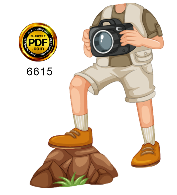 Chibi cậu bé dễ thương trong trang phục safari