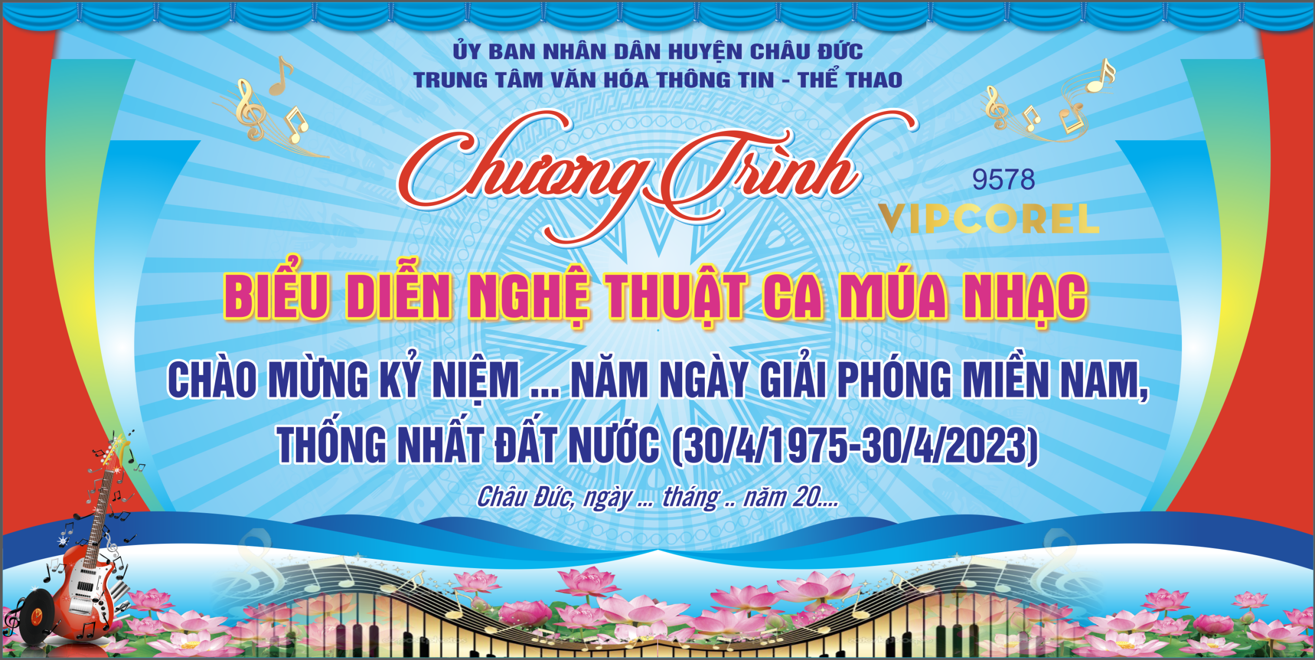 Market chương trình biểu diễn nghệ thuật ca múa nhạc