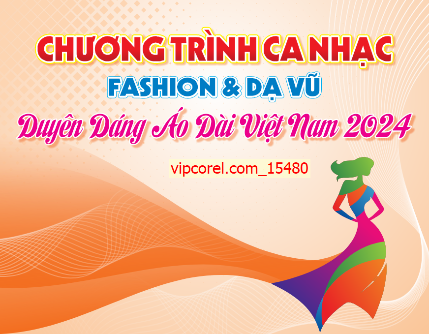 Market Chương trình ca nhạc duyên dáng áo dài file corel