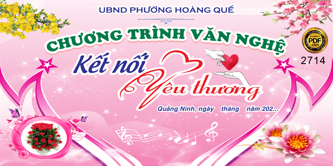 Market chương trình văn nghệ kết nối yêu thương file cdr