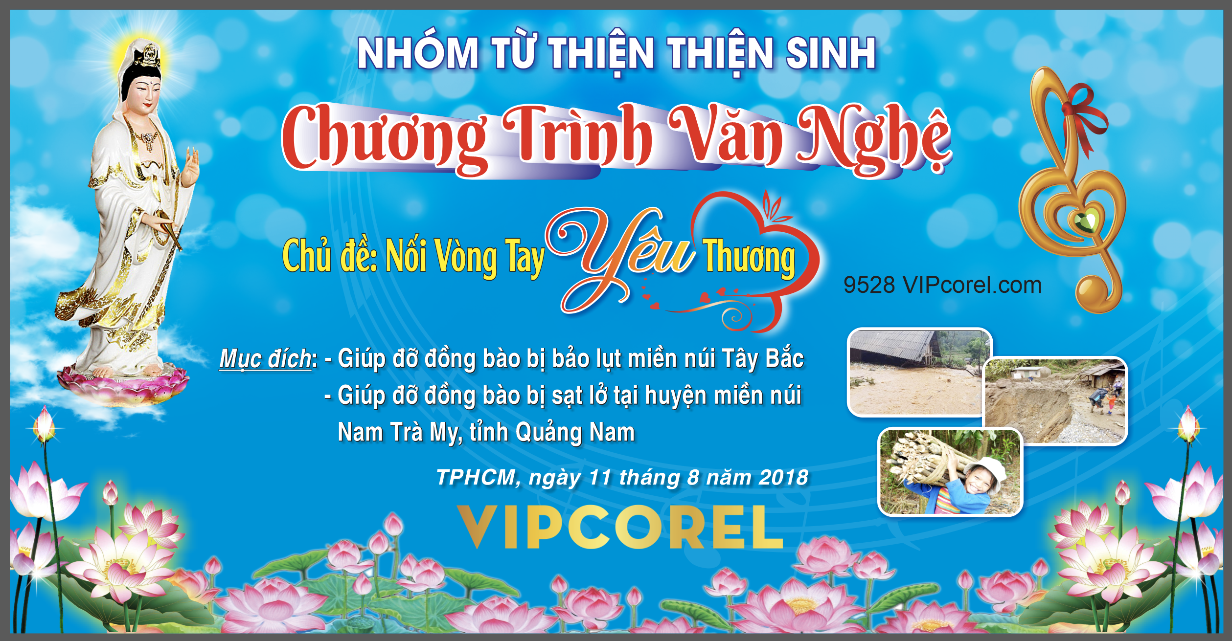 Chương trình văn nghệ chủ đề nối vòng tay yêu thương