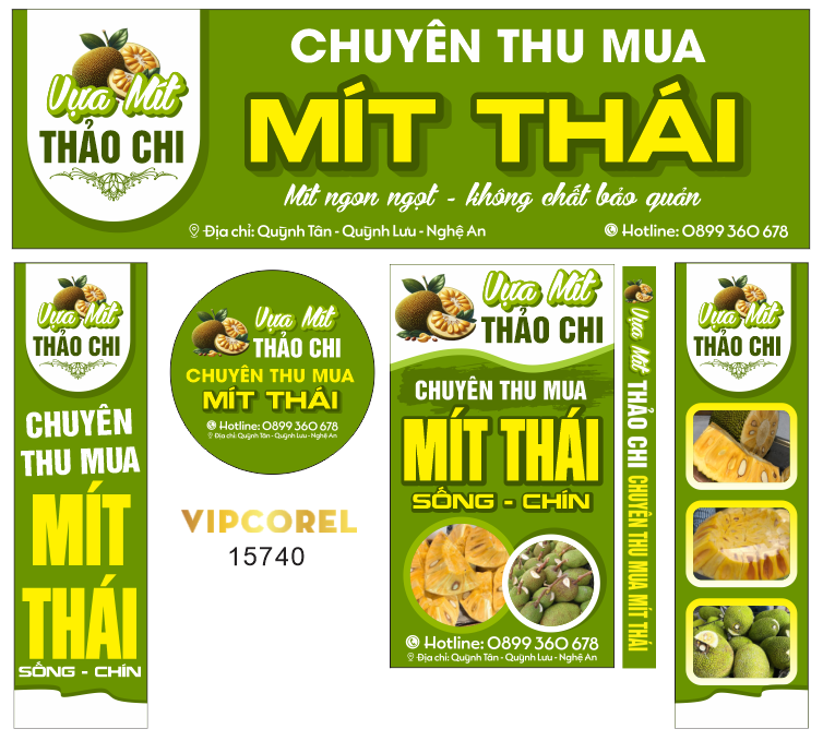 Biển quảng cáo Chuyên mít thái – vựa mít Thảo Chi