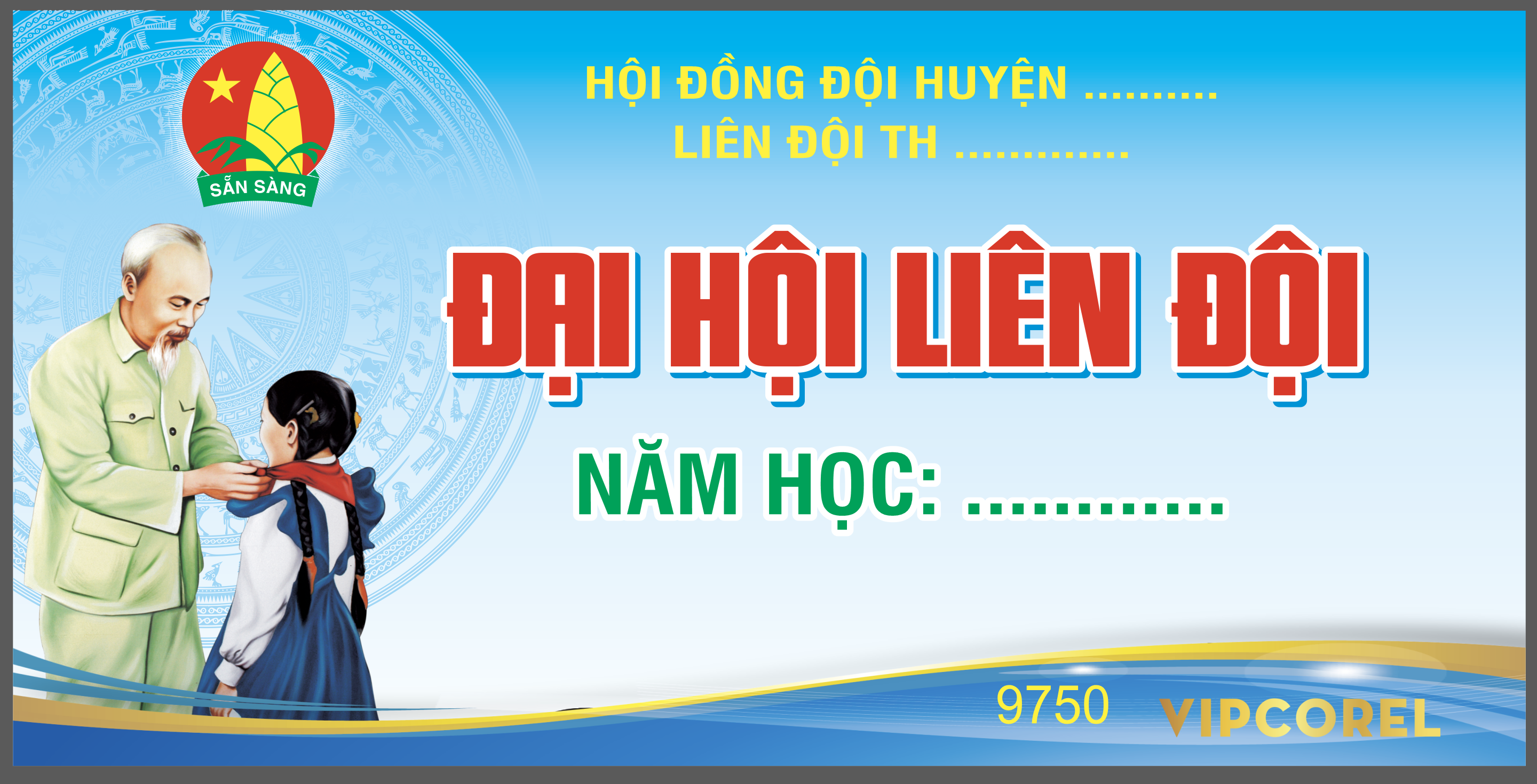 Market Đại hội liên đội năm 2024 vector
