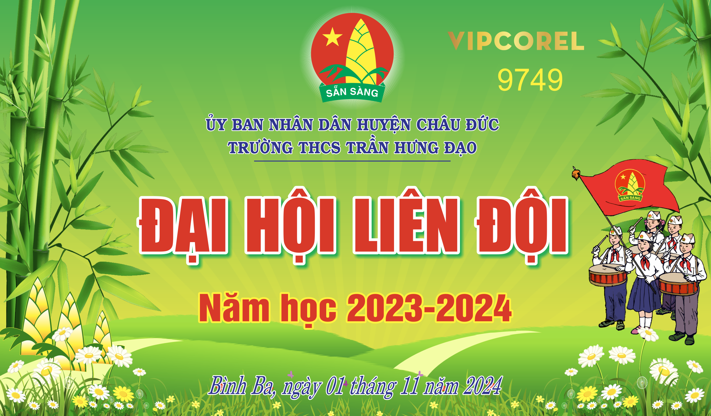 Market đại hội liên đội trường THCS Trần Hưng Đạo