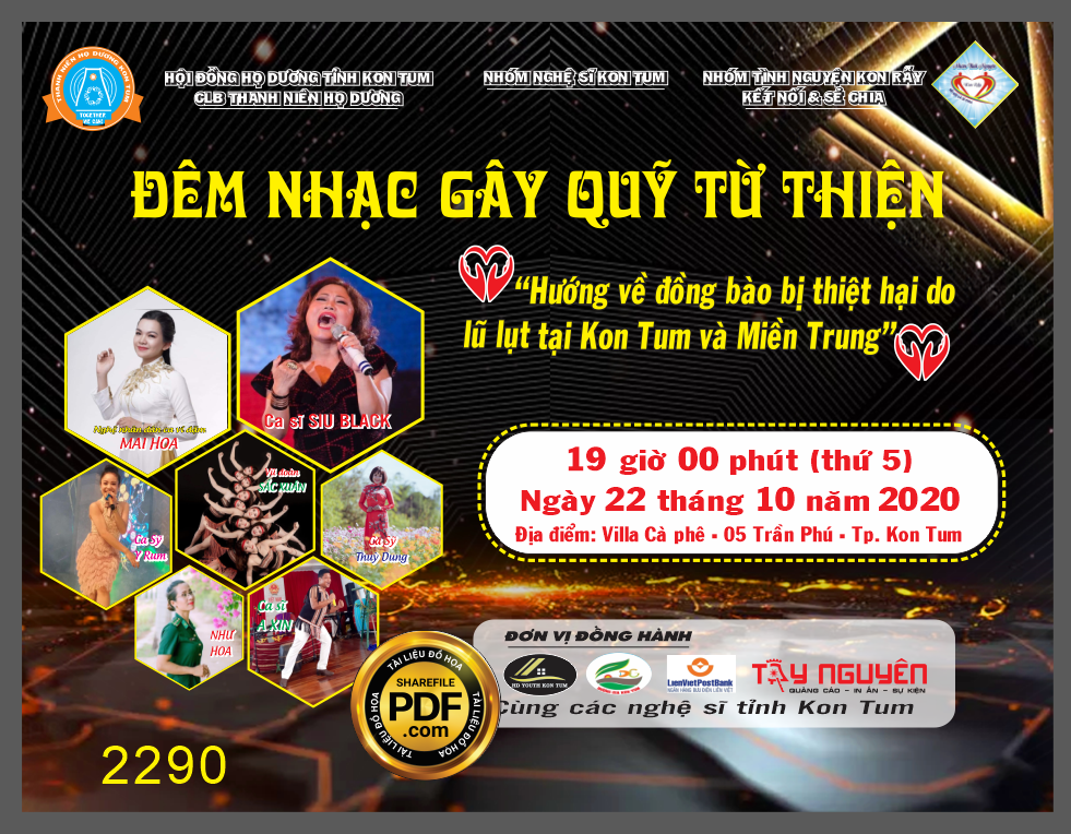 Market Đêm nhạc gây quỹ từ thiện tại TP. Kon Tum file CDR