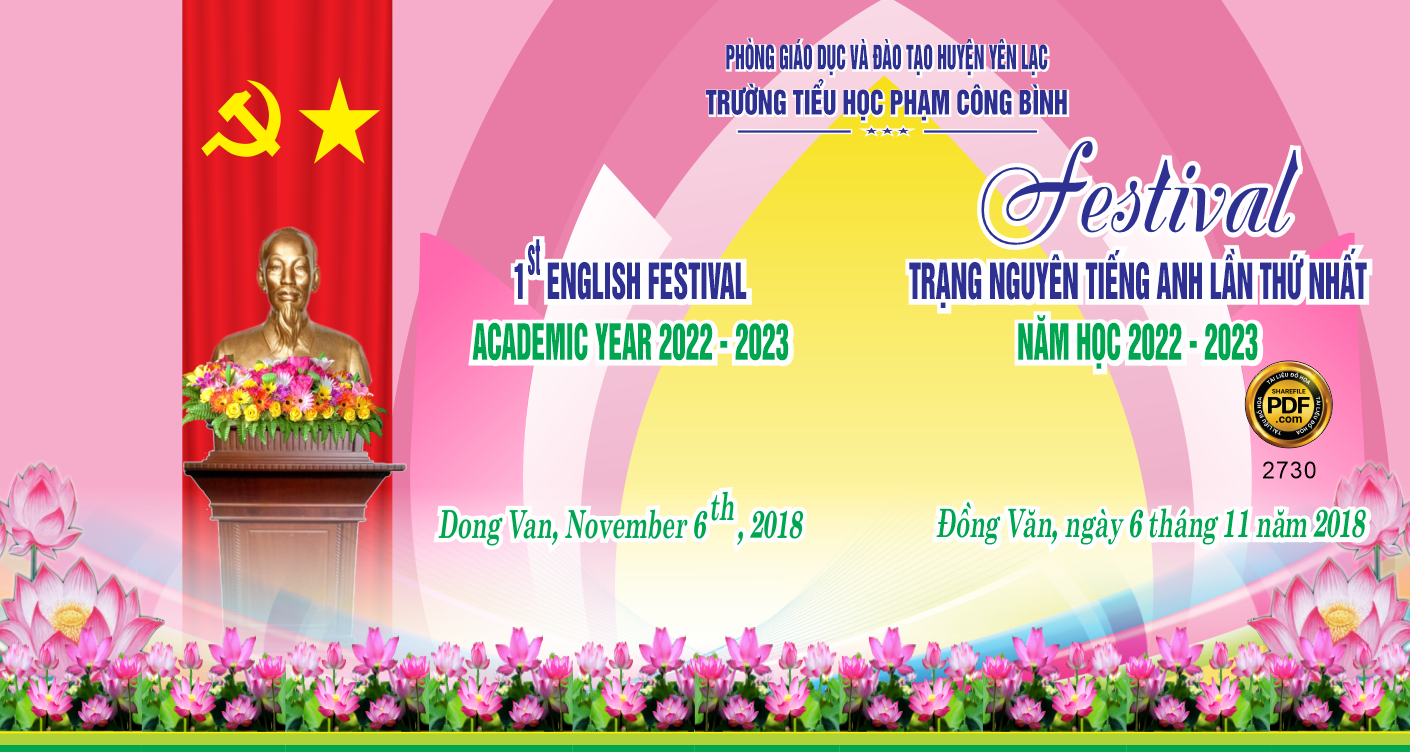 Market hội thi Festival Trạng nguyên tiếng anh lần thứ nhất