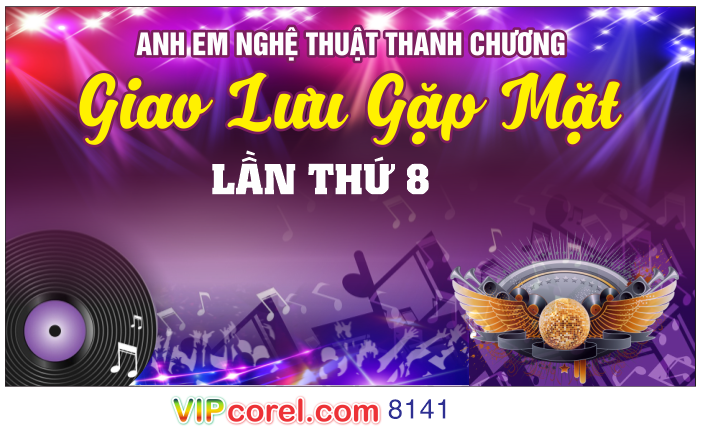 Backdrop anh em nghệ thuật giao lưu gặp mặt