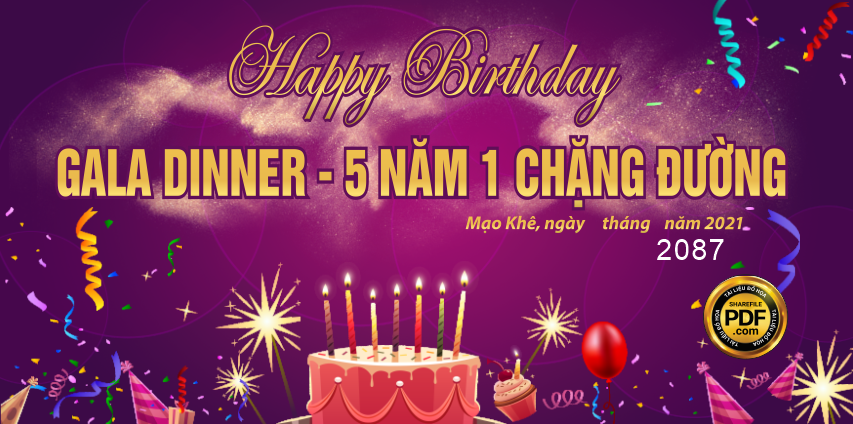 Market happy birthday Gala dinner – 5 năm 1 chặng đường CDR