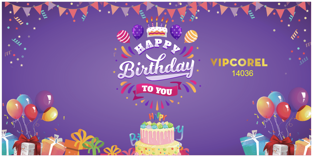 Background Happy Birthday to you 14036 file corel