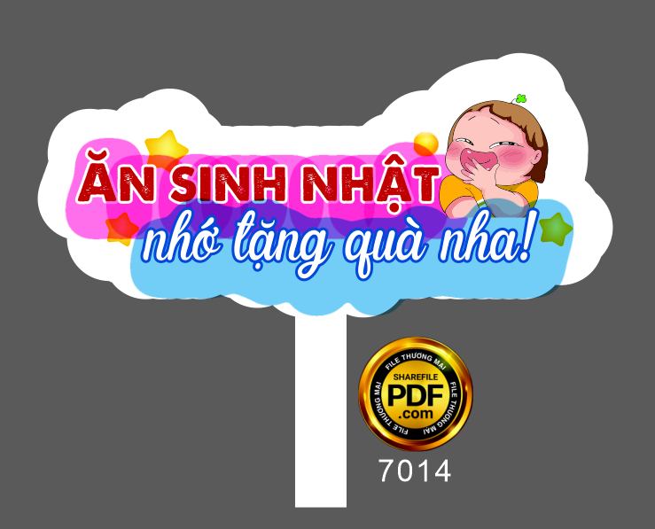 Hastag ăn sinh nhật nhớ tặng quà nha file corel