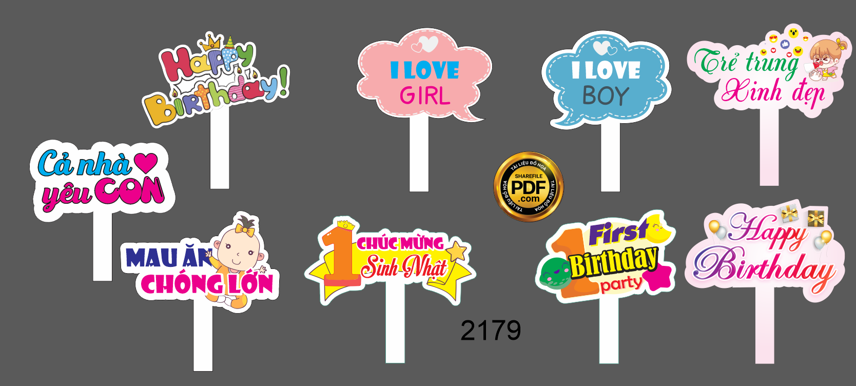 Hastag cầm tay chụp ảnh sinh nhật file vector CorelDRAW x5