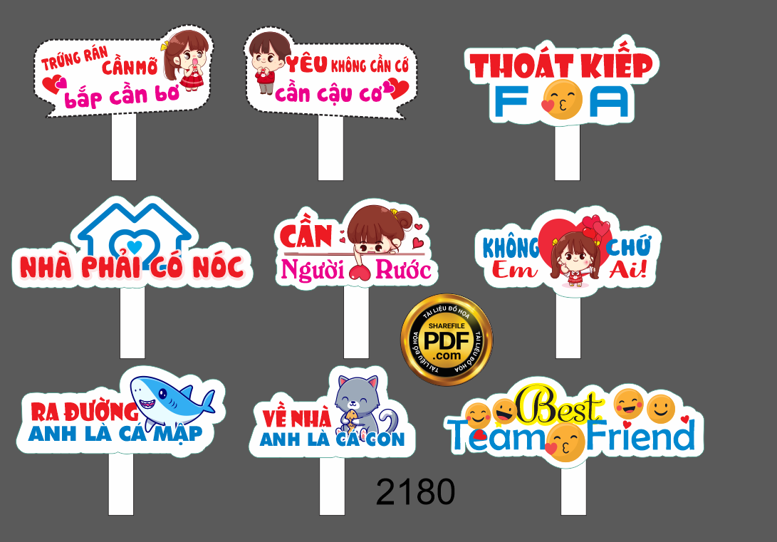 Hastag cầm tay vui nhộn file CorelDRAW x5