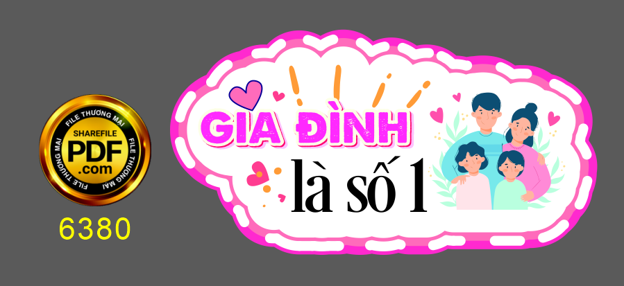 Hastag sinh nhật “Gia đình là số 1” file cdr x7