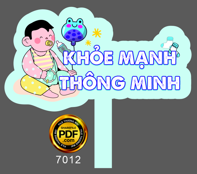 Hastag sinh nhật khỏe mạnh thông minh file corel