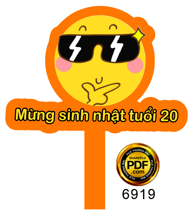 Hastag mừng sinh nhật tuổi 20 file corel