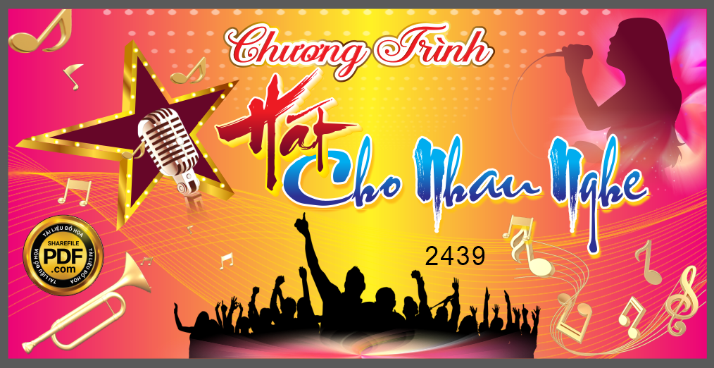 Market Chương trình Hát cho nhau nghe file CDR x5