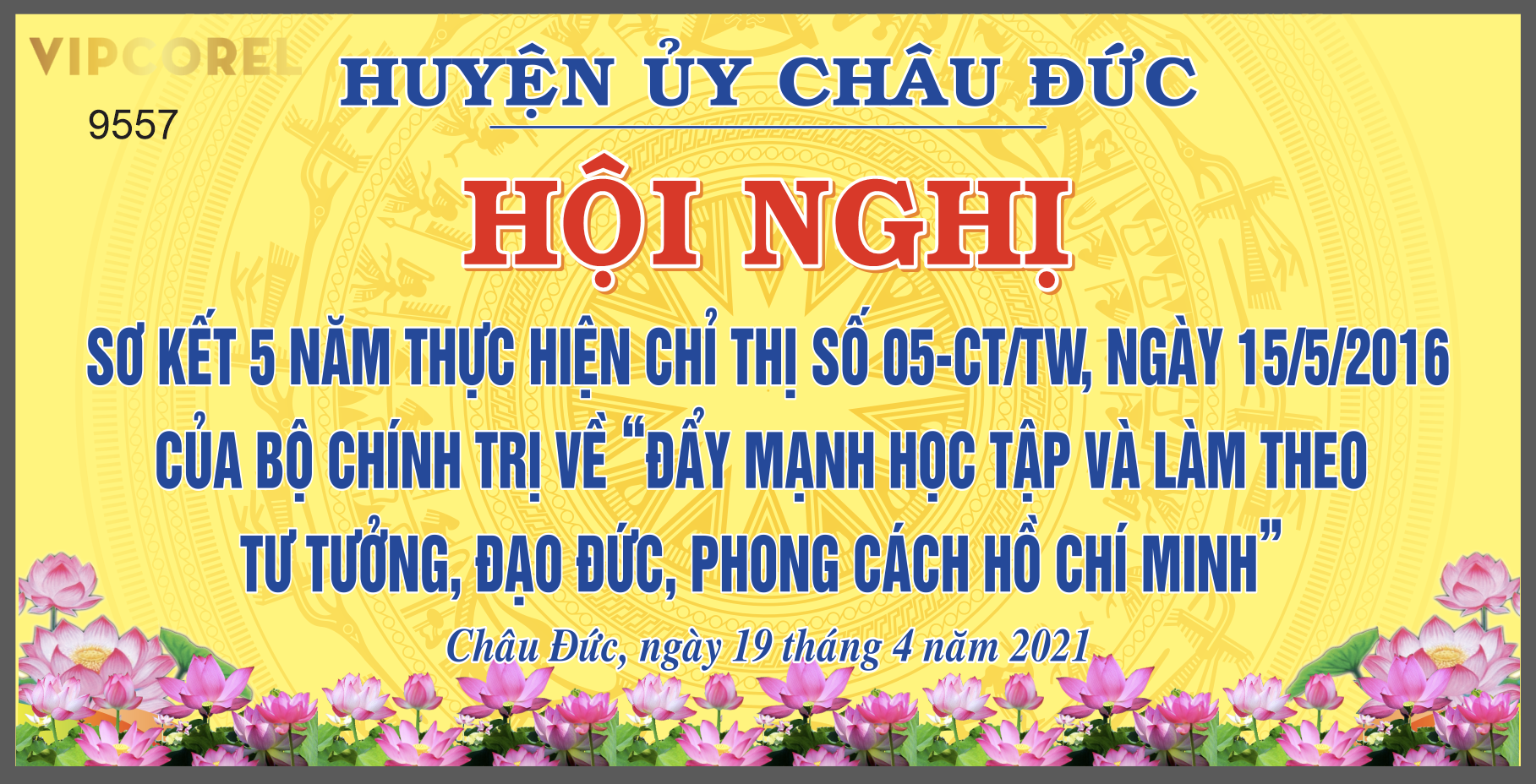 Market hội nghị sơ kết 5 năm thực hiện chỉ thị của bộ