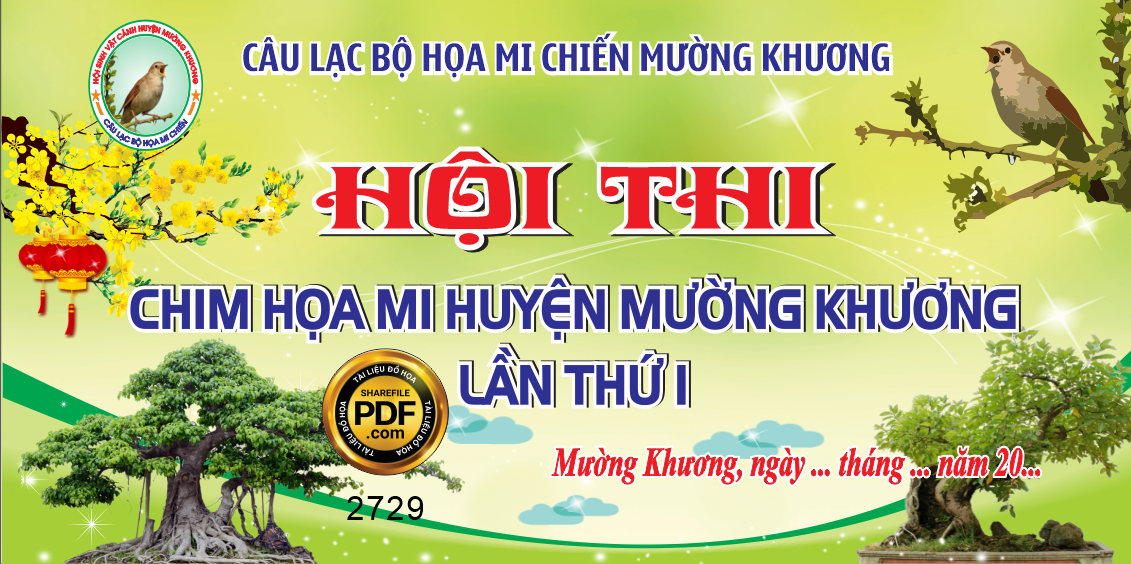 Market Hội thi Chim họa mi huyện Mường khương lần thứ I