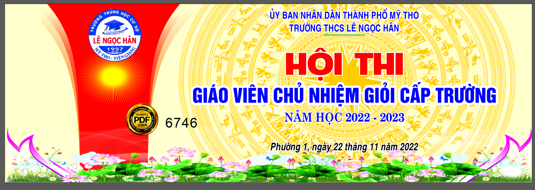 Hội thi giáo viên chủ nhiệm giỏi cấp trường file corel