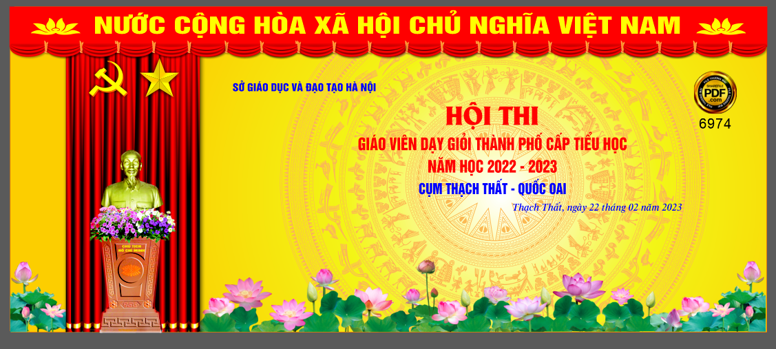 Market hội thi giáo viên dạy giỏi thành phố cấp tiểu học