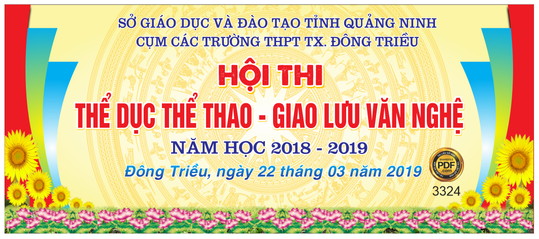 Hội thi thể dục thể thao – giao lưu văn nghệ file Corel