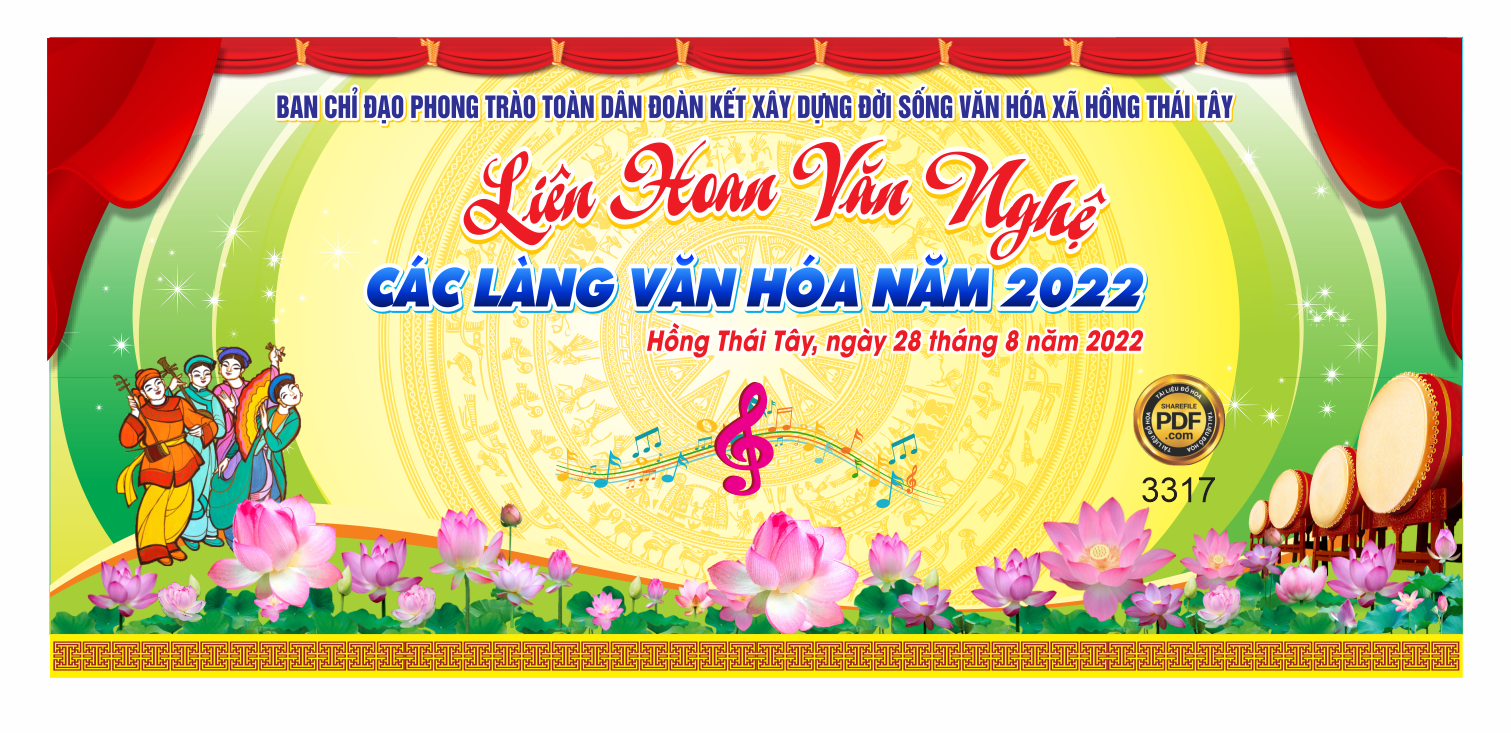 Liên hoan văn nghệ các làng văn hóa năm 2022 file corel