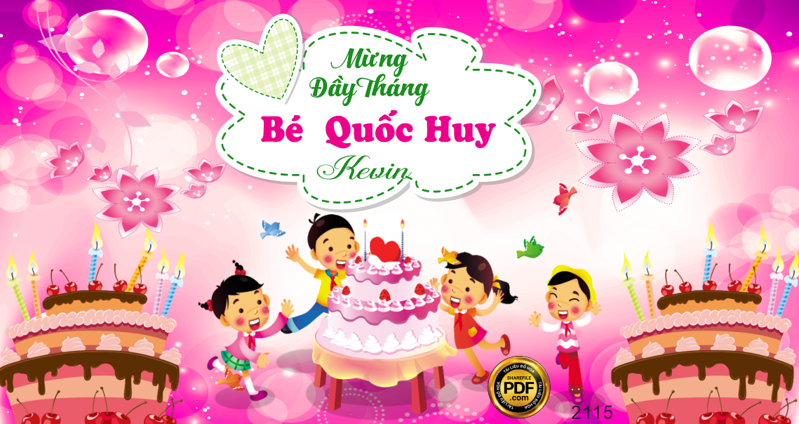 Market mừng đầy tháng bé Quốc Huy – Kevin file CDR