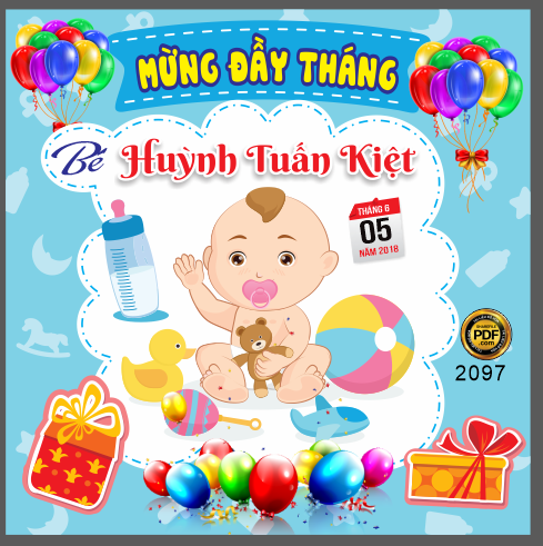 Market mừng đầy  tháng Huỳnh Tuấn Kiệt file CDR