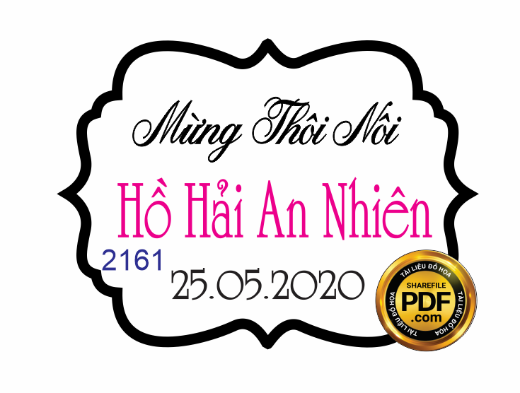 Market bảng tên sinh nhật mừng thôi nôi Hồ Hải An Nhiên