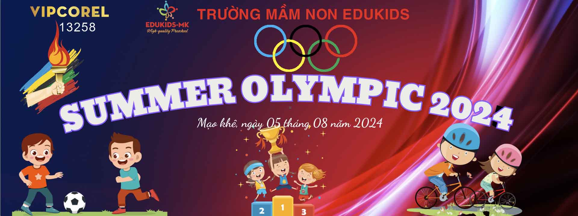 Market Summer Olympic 2024 – trường mầm non Edukids