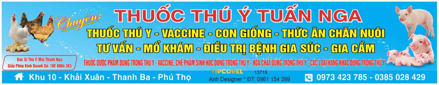 Nhà thuốc thú y Tuấn Nga – thức ăn chăn nuôi