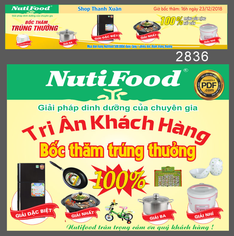 Market bốc thăm trúng thưởng nutifood file coreldraw