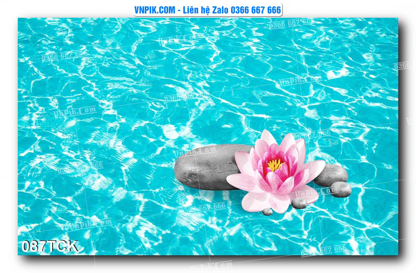 Tranh Hoa Sen – Cá Koi – Cá Chép  087TCK