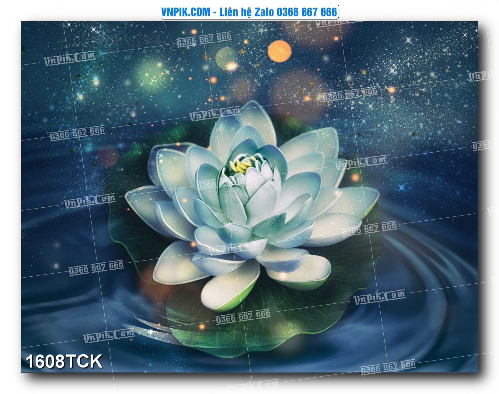 Tranh Hoa Sen – Cá Koi – Cá Chép 1608TCK